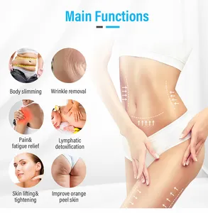 Salon 5D 80k Lipo cơ thể Giảm Béo Da Thắt chặt máy hút chân không RF mất chất béo máy 6 trong 1