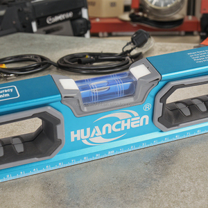 Profilli alüminyumdan yapılmış manyetik tabanlı carpenzlar için ruh seviyeleri, üç kırılmaz şişe ile - Product Image 2