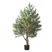 Grand olivier artificiel TikTok, verdure réaliste, décoration intérieure, plantes d'intérieur, arbres en pot pour décorations de Noël