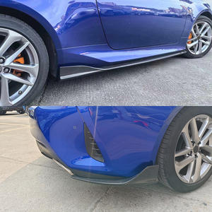 Runde, recién llegado, Kit de carrocería de fibra de carbono de resina para Lexus RC, actualización de estilo <span class=keywords><strong>Artisa</strong></span>, faldas laterales de labio delantero, alerón difusor trasero - Product Image 5