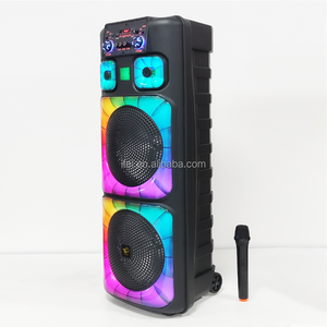 Enceinte Party Parlante Double 12 Pouces Grande TWS Rechargeable Bonne Qualité Lumière Froide Microphone Sans Fil IFeiGift-2205 - Product Image 3