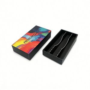 Custom Logo Matt Lamination UV Coating Drawer Style Packaging 1g 2g Rigid <b>Box</b> Disposable <b>Empty</b> <b>Box</b> with Child Resistant Button - Product Image 1