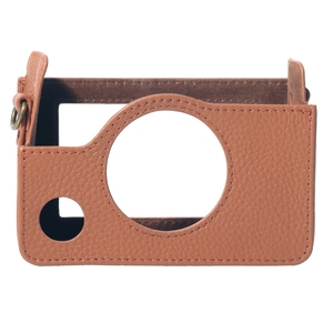 Sac de protection en cuir véritable pour appareil photo FUJIFILM <span class=keywords><strong>instax</strong></span> mini Evo avec sangle, vente en gros - Product Image 2