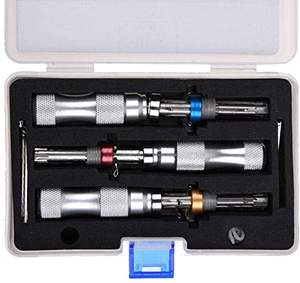 3. 7 دبابيس قفل قابل للتعديل اختيار أنبوبي قفل اختيار مجموعة الفولاذ المقاوم للصدأ البلاستيك التعبئة أداة مفتاح بيضاء أدوات الأقفال الكمال - Product Image 3