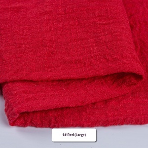 In Stock Linen Look Slub Cotton Crinkle Fabric For Dress Napkin <b>Tea</b> Towel - Product Image 2