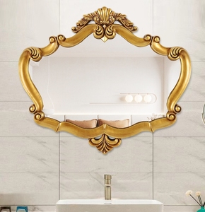 <span class=keywords><strong>Specchio</strong></span> da bagno retrò europeo <span class=keywords><strong>specchio</strong></span> da appendere a <span class=keywords><strong>parete</strong></span> decorativo <span class=keywords><strong>specchio</strong></span> - Product Image 6