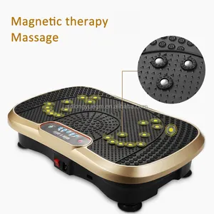 Plaque vibrante d'exercice de gymnastique mince à la maison vibrateur de Massage Crazy Fit plate-forme de vibration de forme physique machine d'entraînement de musculation entière