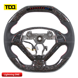 พวงมาลัยคาร์บอนไฟ LED TDD สำหรับ G37 พวงมาลัยสำหรับ Infiniti G37 Coupe Sedan ปี 2004 2005 2006 2007 - Product Image 5
