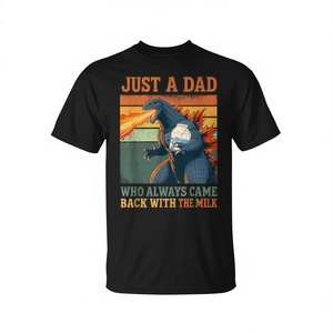 Juste un papa qui revenait toujours avec le t-shirt Milk Kaiju - Product Image 2