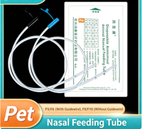Sonde nasogastrique stérile jetable à faible irritation pour l'alimentation et les soins nutritionnels des animaux de compagnie