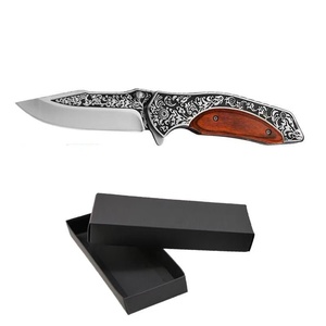 Dao đa năng chiến thuật ngoài trời bằng thép không gỉ bán buôn, thiết kế dao bỏ túi dùng cho săn bắn, cắm trại - Product Image 5