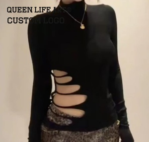 Top Corto da <span class=keywords><strong>Donna</strong></span>, Manica Corta, Vestibilità Ampia, Casual, Moda Personalizzabile con Logo, <span class=keywords><strong>Abbigliamento</strong></span> Grunge Y2K - Product Image 4