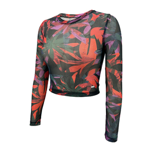 เสื้อยืดคอกลมแขนยาวสำหรับผู้หญิงเสื้อยืดดีไซน์เนอร์แฟชั่นสำหรับผู้หญิง - Product Image 3