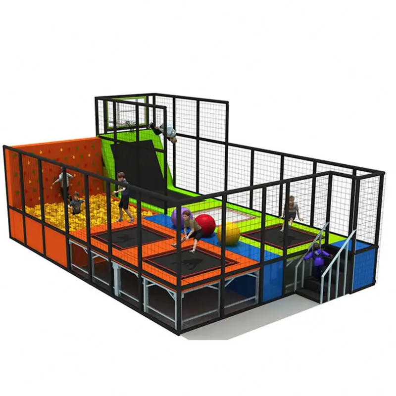 Parco giochi per bambini personalizzato parco trampolino per intrattenimento al coperto