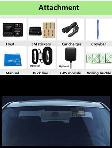 Caméra embarquée DVR pour voiture avec double objectif, WiFi, GPS, enregistreur vidéo, puce Novatek 96663, capteur Sony IMX323, vision nocturne, 4K 2160p, D30H - Product Image 6