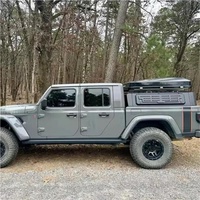 Auvent de camionnette universel semi-hauteur en acier étanche à toit rigide, robuste et facile à installer pour 4x4 tout-terrain