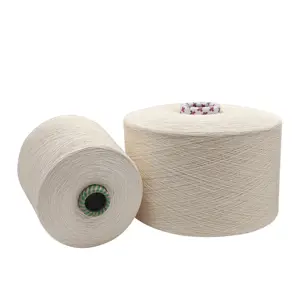 customized colors Spun T-Shirt Yarn 50/50 modal carded cotton yarn 40/2