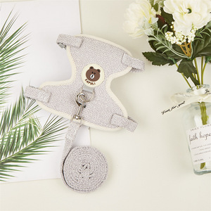 Correa para Perros Pequeños, Estilo Chaleco de Tela, Ecológica, con Remaches Sólidos, Anti-Estrangulamiento, Transpirable - Product Image 2