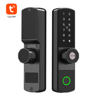 Serrure Intelligente Commerciale pour Façade de Magasin, Contrôle par Application TTlock, Porte Extérieure Étanche, Sécurisée, Durable, Modèle Cloud K5