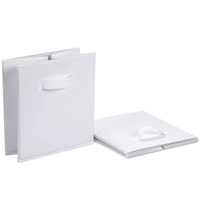 Organisateur de rangement pliable en tissu non tissé, boîte de rangement pliable pour placard, bac de rangement pour la maison