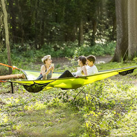 Hamac double portable en parachute pour le camping en plein air, hamacs de jardin, loisirs, voyage, balançoire suspendue