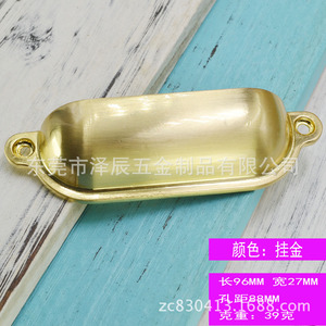 Furniture Handle Zinc Alloy Bar Shape Drawer Pull Traditional Style Durable Cabinet Hardware - Product Image 3