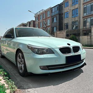 Amp-Z Front Bumper Lip Carbon Fiber Texture Matte Finish For Bmw 5 Series E60 E61 Lci 2008-2010 Tuning Style - Product Image 3