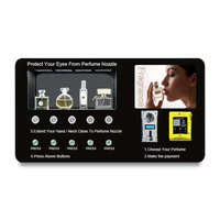 Máquina expendedora automática de perfume con pantalla táctil, kiosco de pulverización de fragancias de escritorio, dispensador de perfume