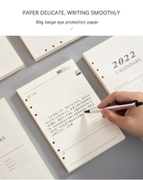 Cuadernos A5 de hojas sueltas personalizados A3 A4 A5 A6 Catálogo Planificador Diarios y recargas de Bloc de notas Diseño impreso