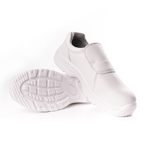 أحذية سلامة طبية للمطبخ مضادة للانزلاق بمقدمة فولاذية ومقاومة للكهرباء الساكنة حاصلة على شهادة CE S2 باللون الأبيض - Product Image 5