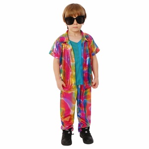 Disfraz de estilo punk para niños, traje para juegos de rol, actuación en escenario, talla M para niños - Product Image 5