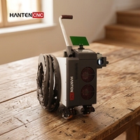 Machine de nettoyage laser pulsé portable 500W sans dommage pour substrats, outil manuel pour éliminer la rouille métallique, la peinture, l'oxyde et les revêtements sur le bois