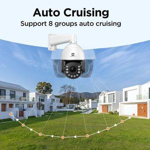 Caméra PTZ GWSECU 6MP 20X à suivi automatique des personnes, grand angle, double éclairage, vision nocturne couleur, audio bidirectionnel, PoE, IP67 - Product Image 3