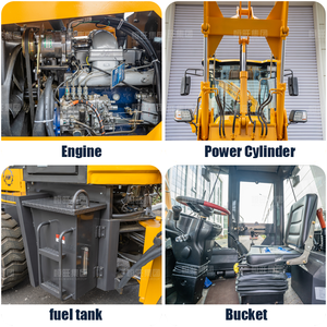 Escavatore Articolato 4t con Caricatore a Ruote, Alta Efficienza, Diesel Idraulico, Elevata Potenza di Scavo per Uso Comunale - Product Image 4