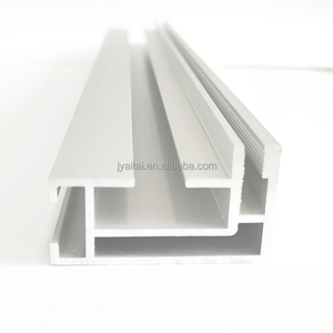 窓とドア用カーテントラックレール製造サプライヤーアルミニウム押出プロファイル - Product Image 1