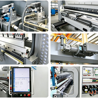 Presse plieuse CNC automatique pour tôles, machine de pliage de métal électro-hydraulique servo, directement de l'usine