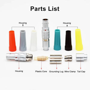 适用于LEMO航空连接器的FGG 00B双端电线2-32P兼容LEMO连接器圆形连接器航空插头电线 - Product Image 5