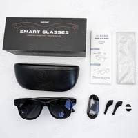Lunettes Intelligentes SNT GS5 MAX à Double Lentille IA 2026 avec Étui de Recharge, Caméra 8MP, Enregistrement Vidéo, Casque Connecté Intelligent pour Femmes et Hommes