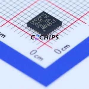 CR95HF-VMD5T RF Card Chip QFN-32-EP(5x5) RF ISO 14443A, ISO 14443B, ISO 15693, ISO 18092, MIFARE, NFC SPI, UART 13.56MHz - Product Image 1