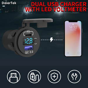 20A <span class=keywords><strong>6</strong></span> Gang pannello interruttore marino in alluminio metallo auto blu pannello interruttore luce con interruttore ON-OFF Yacht - Product Image 3