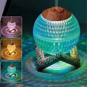 Christmas Decoration Humidifier Luxury <strong>Diffuser</strong> <strong>Multicolor</strong> Led Crystal Ball Night Light Romantic Atmosphere Display - Product Image 4