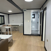 Maison conteneur moderne modulaire détachable de 20 pieds et 40 pieds, prix de la maison conteneur de luxe, maison préfabriquée 2 ou 3 chambres