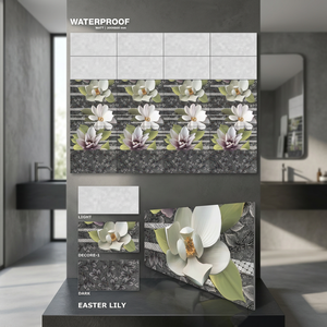 Precio de fábrica 300x600mm Azulejos de pared de cerámica digital 12x24 Nuevo diseño con zócalo personalizado para interiores Azulejo de porcelana - Product Image 2