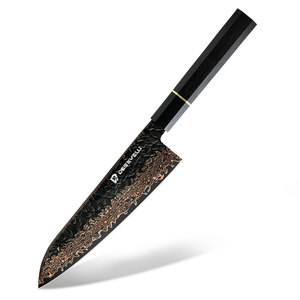<span class=keywords><strong>Set</strong></span> <span class=keywords><strong>di</strong></span> 3 <span class=keywords><strong>Coltelli</strong></span> <span class=keywords><strong>da</strong></span> Chef e <span class=keywords><strong>Macellaio</strong></span> in Acciaio Damascato a 33 Strati <span class=keywords><strong>di</strong></span> Alta Qualità con Manico in Resina e Confezione Regalo - Product Image 3