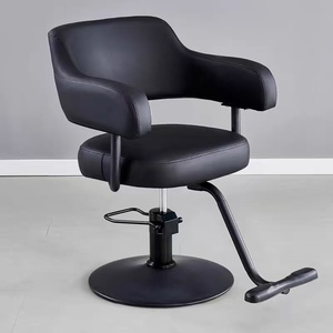 Nueva Silla de Barbería Reclinable de Alta Gama para Salón de Belleza con Rotación de 360 Grados y Funciones de Altura Ajustable - Product Image 1