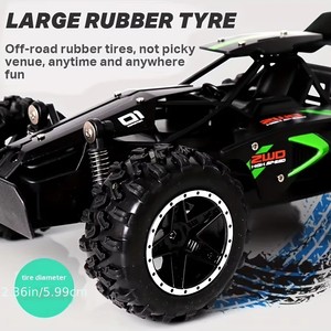 1:18 nhỏ off-road 2.4G Xe điều khiển từ xa 15 km/h, thích nghi với lốp cao su chống va chạm trên <span class=keywords><strong>c</strong></span>á<span class=keywords><strong>c</strong></span> đoạn đường khá<span class=keywords><strong>c</strong></span> nhau - Product Image 3