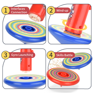 Juguete Giratorio de Plástico Educativo KSF, Juego de Trompos Apilables Coloridos, Juguete Giratorio para Niños de 5 a 13 Años - Product Image 3