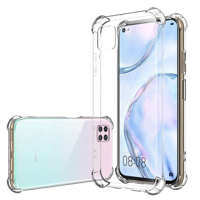 Transparent Clear Shockproof TPU Bumper Soft Phone Case Back Cover for Huawei Nova 5i 5t 6 6SE 7I P20 P40 Mate 30 for Honor 20S