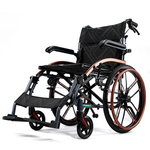 Silla de Ruedas Manual de Aleación de Aluminio Ligera, Plegable y Portátil para Ancianos y Personas con Discapacidad, Ayuda para la Movilidad - Product Image 2