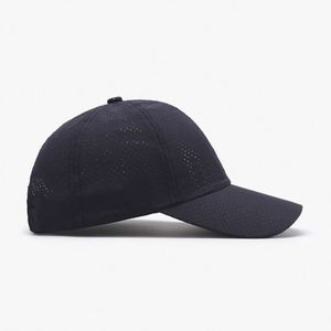 Casquette de baseball respirante et imperméable à 6 panneaux, couleur unie, avec filet, pour l'été, vente en gros - Product Image 4